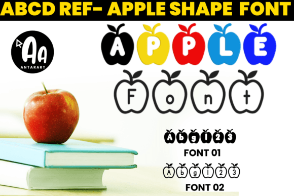 Abcd Ref Apple Shape1: A Cheerful Decorative Font for Thematic Editorial Design