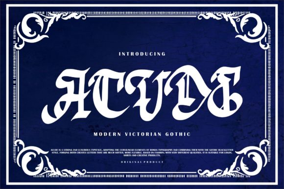 Acude: How an Authentic Blackletter Font Elevates Campaign Visuals