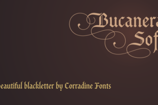 Bucanera Soft Family: A Blackletter Font That Elevates Handmade Branding