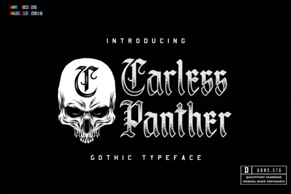 Carless Panther: A Bold Blackletter Font for Modern Web Design