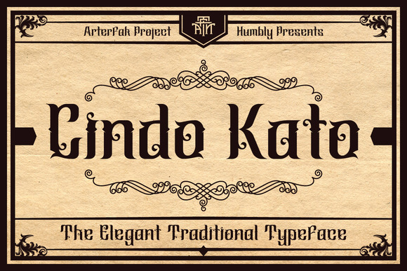 Cindo Kato: A Traditional Typeface for Elegant Branding