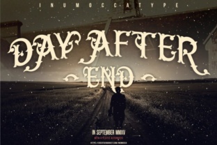 Day After End: A Victorian-Inspired Blackletter Font for Crafters & Makers