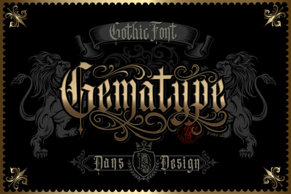 Gematype: A Modern Blackletter Font for Business Branding