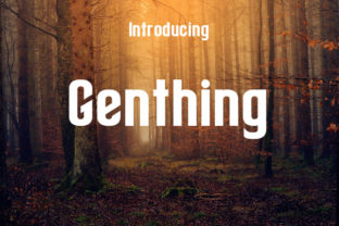 Genthing: A Minimalist Blackletter Font for Modern Web Design Projects