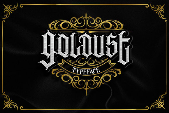 Goldust: A Distinctive Blackletter Font for Creative Projects