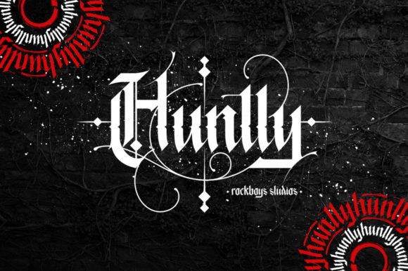 Huntly: A Bold Blackletter Font for Editorial Design and Digital Publishing