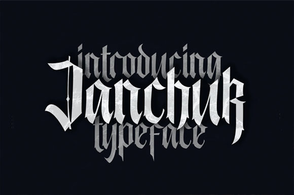 Janchuk: A Bold Blackletter Font for Scroll-Stopping Digital Campaigns