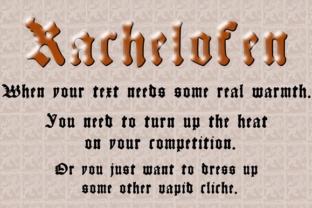 Kachelofen Font: A Bold Blackletter for Digital Branding