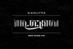 Malocknow: A Bold Blackletter Font for Striking Brand Designs