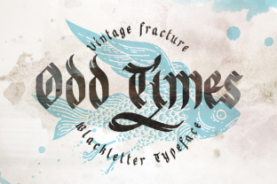 Odd Times Font: Medieval Blackletter for Bold Branding