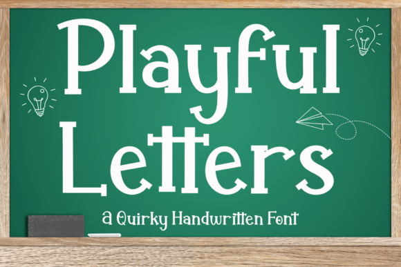 Playful Letters: A Cheerful Serif Font for Digital Branding