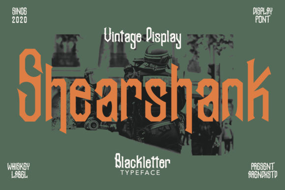 Shearshank: A Gothic Blackletter Font That Elevates Handmade Branding and Product Design