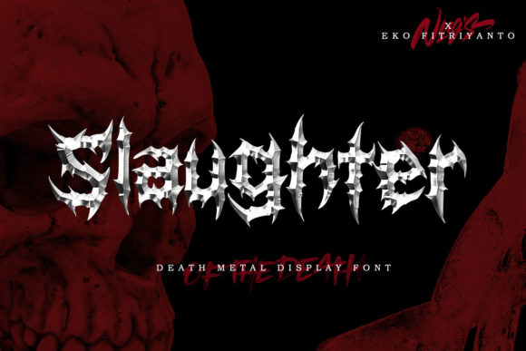 Slaughter: A Bold Blackletter Font for Dramatic Editorial Design