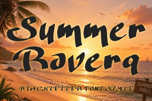 Summer Rovera: A Modern Brush Font for Elegant Campaign Typography