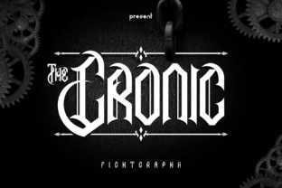 The Cronic: A Bold Blackletter Font for Striking Web and Brand Design