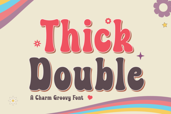 Thick Double: A Retro Display Font That Elevates Social Media Campaigns
