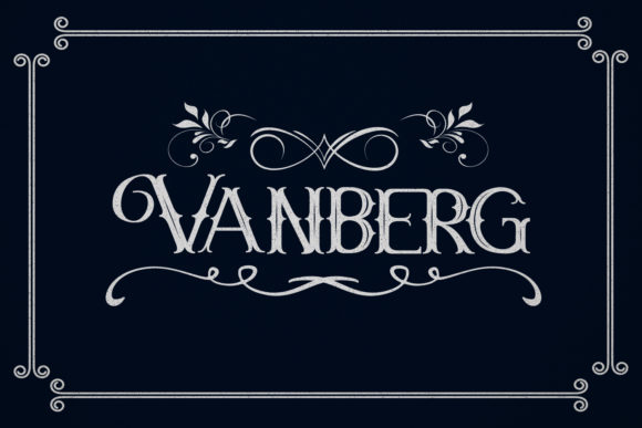 Vanberg: A Bold Blackletter Font for Modern Web Design