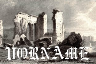 Vorname Font: A Gothic Typeface for Bold Design Projects